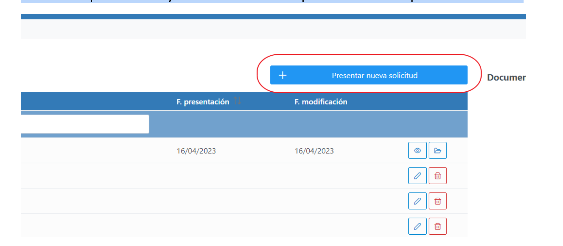 nieuwe melding button spaanse meldportaal detachering
