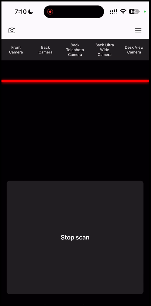 scan-process-opening camera