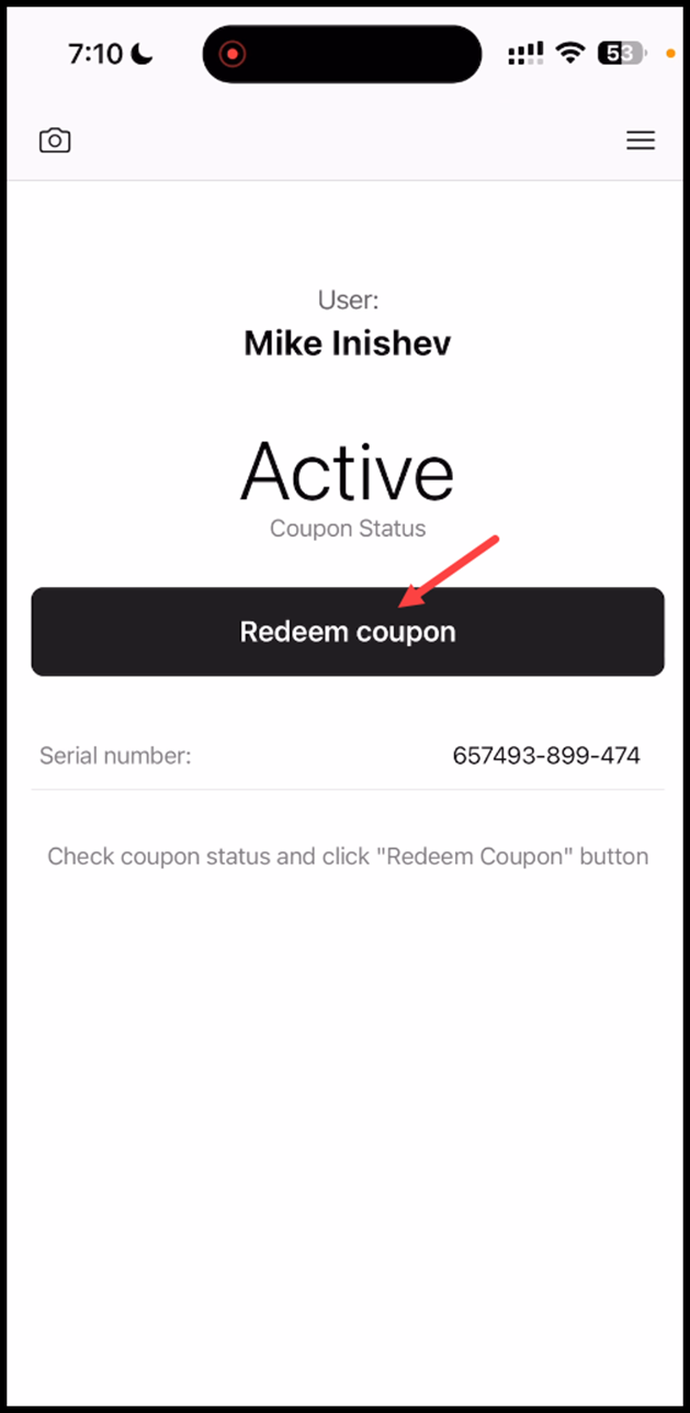 scanner-app-redeem-coupon-button