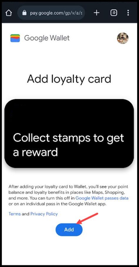 add-loyality-card