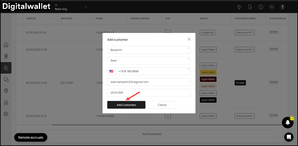 Add-customer-button