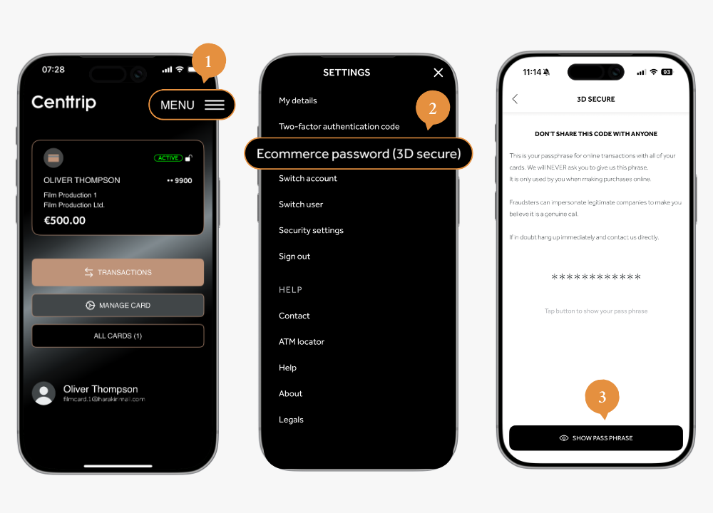 Global App - 3D secure