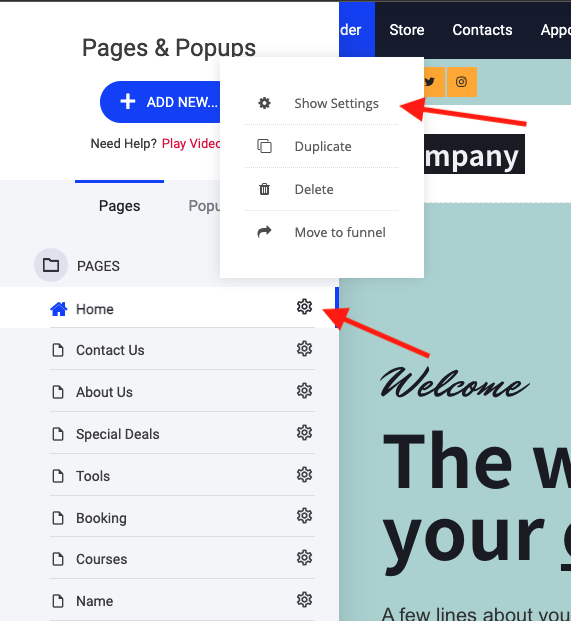 Step 1 modwebs_Page Restrictions1