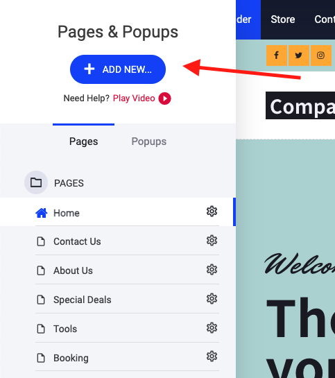 Step 2 2modwebs_newpage