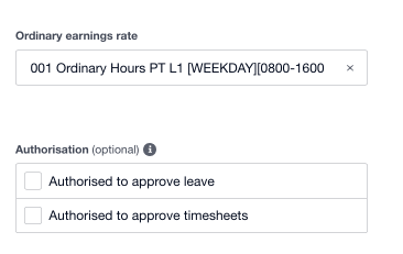 default earnings rate