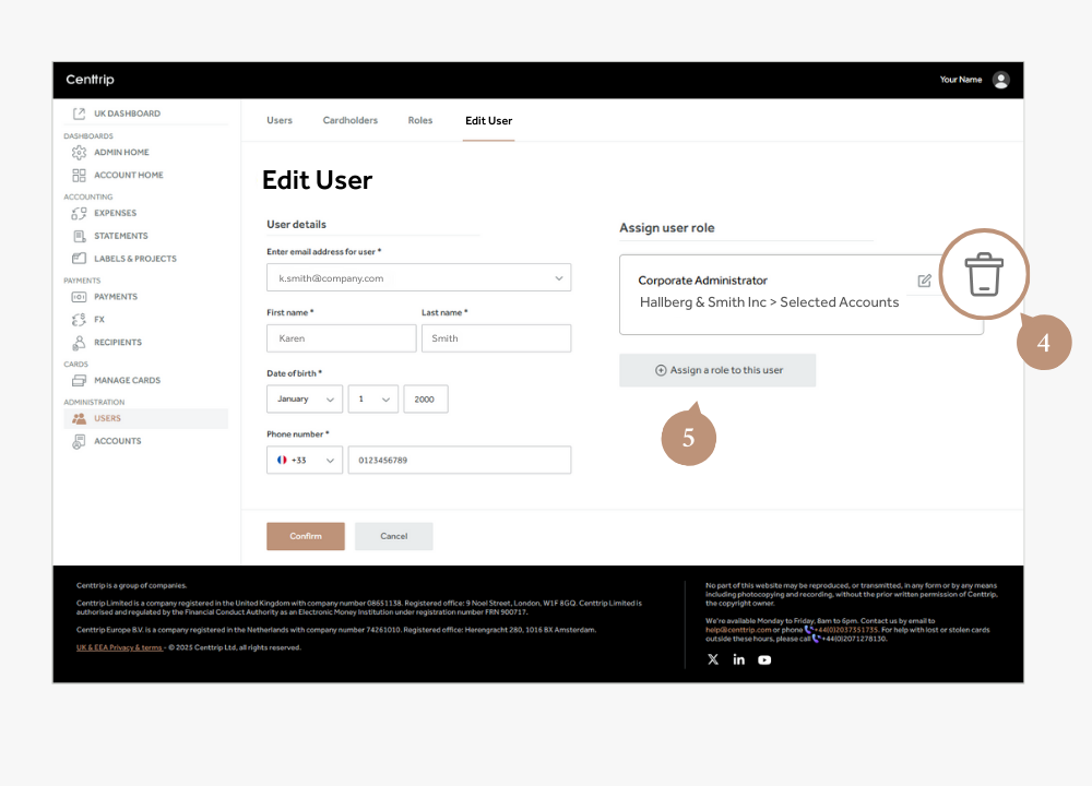 Global FAQs - Update user 2