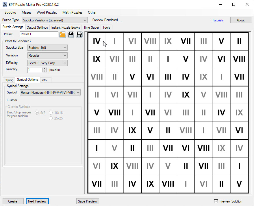 Sudoku creative