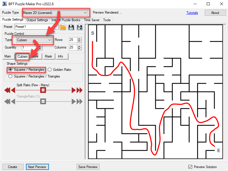 Mazes Cubism Overview Fifty Fifty