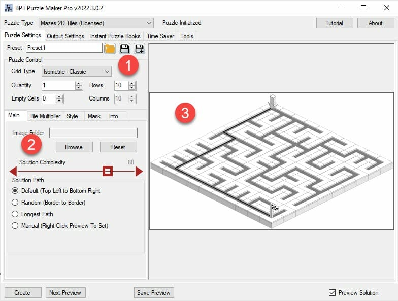 Mazes-2D-Tiles-Isometric-Mazes-Steps