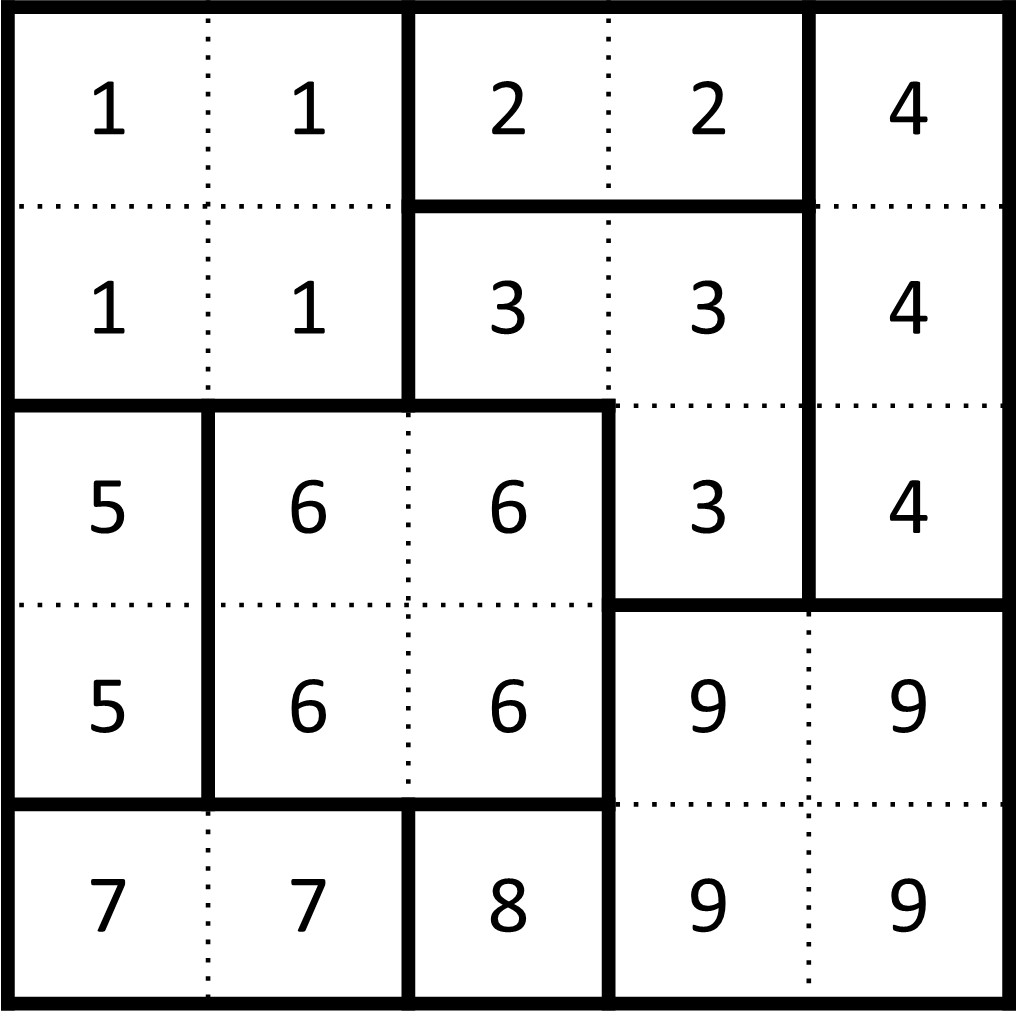 DIY Maze numbered cells