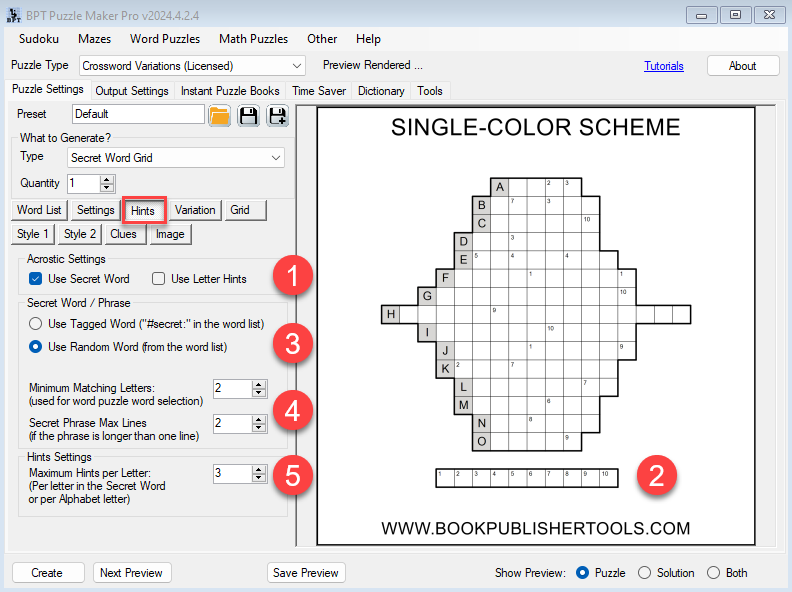 Crossword-Variations-Hints-tab