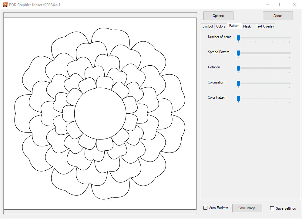 Pattern tab