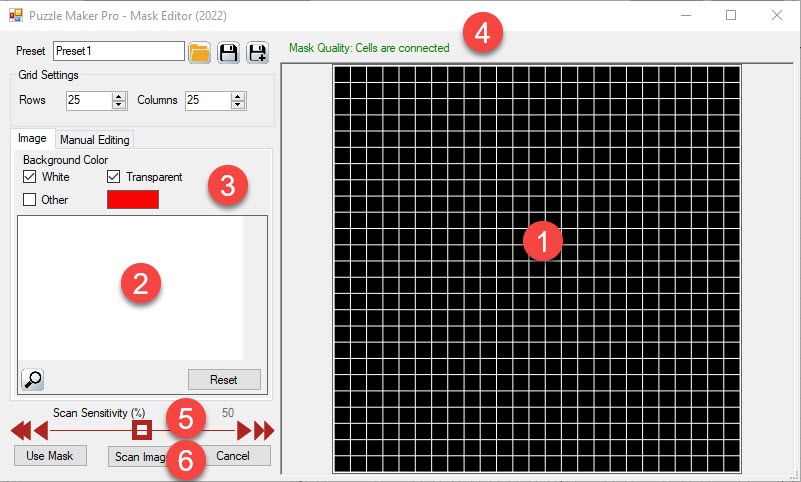 Mask Editor Overview