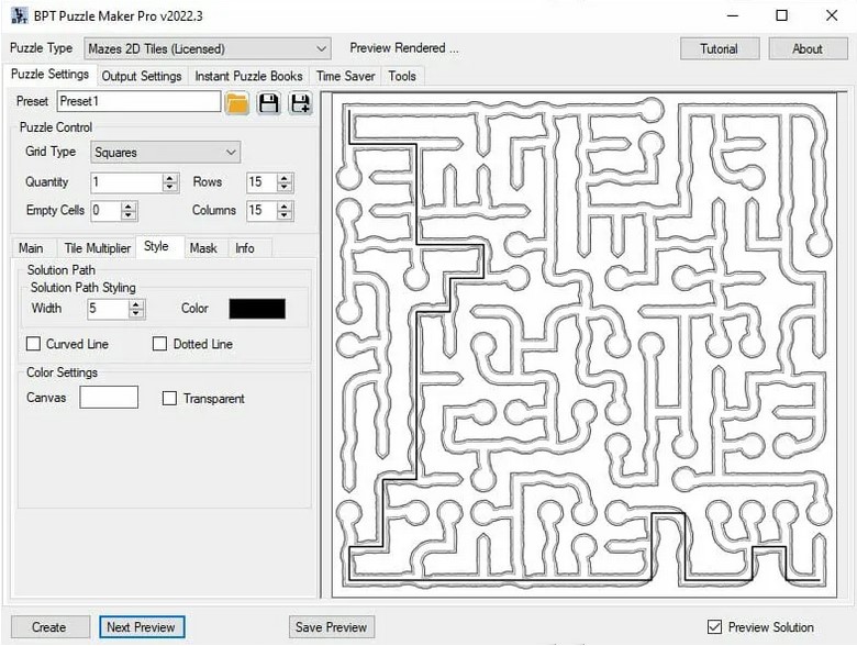 Mazes 2D Tiles using your own tile set