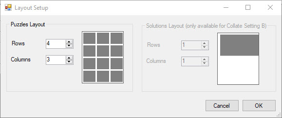 Time Saver Layout Setup