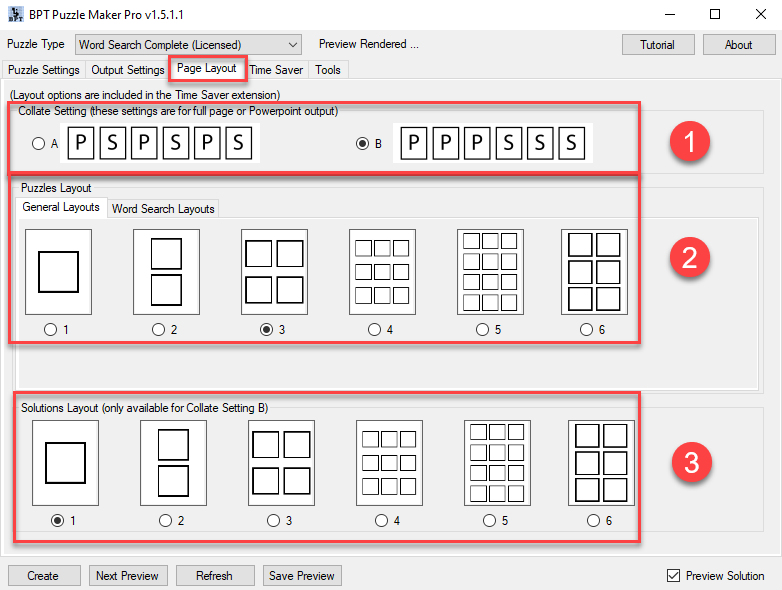 Puzzle Maker Pro Page Layouts for Puzzle Pages