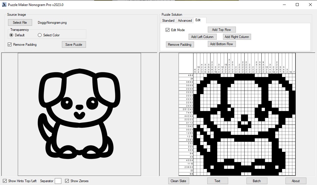 Nonogram final doggy