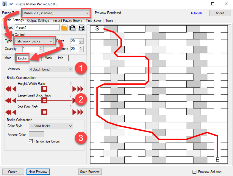 Patchwork Bricks Overview